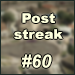 Sasniegts #60 dienu post streak