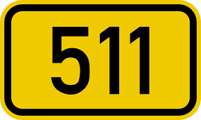 File:Bundesstraße 511 number.svg - Wikimedia Commons