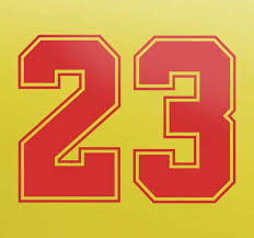 Jordan 23 Number Sticker - TenStickers