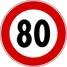 File:Italian traffic signs - limite di velocità 80.svg - Wikimedia ...