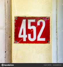 House number 452 — Stock Photo © papparaffie #160387338