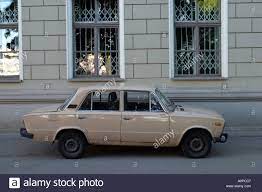 Old East European car in Riga Latvia Stock Photo - Alamy