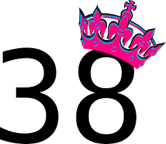 Pink Tilted Tiara And Number 38 Clip Art at Clker.com - vector ...